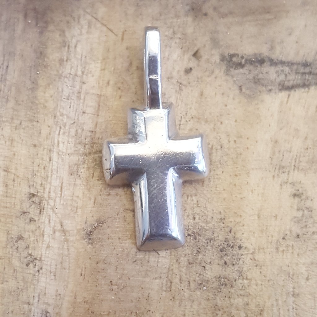 Kit Heath Kh97 925 Sterling Silver Modern Solid Cross Pendant 75 Long 45$